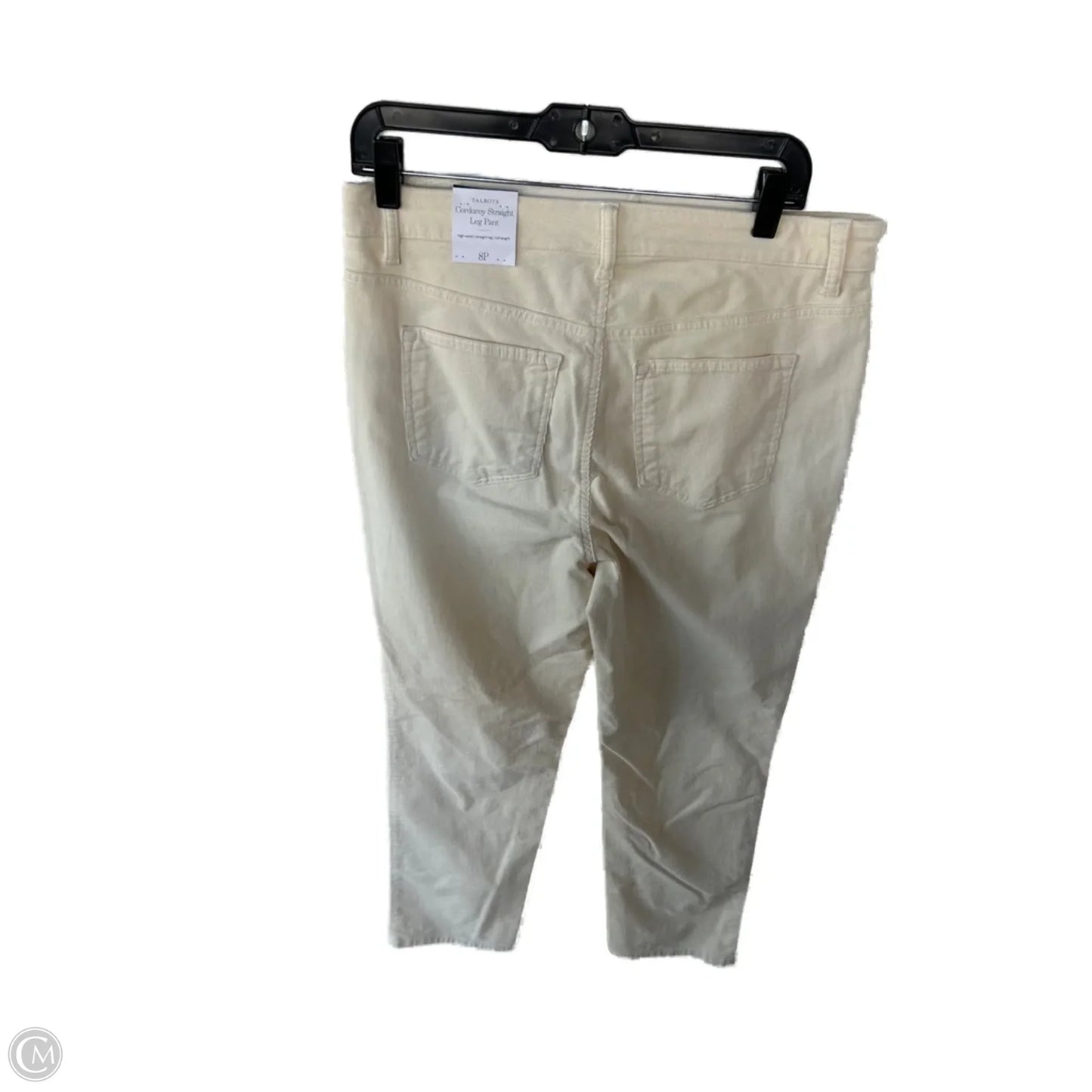 Pants Corduroy By Talbots In Cream, Size: 8p