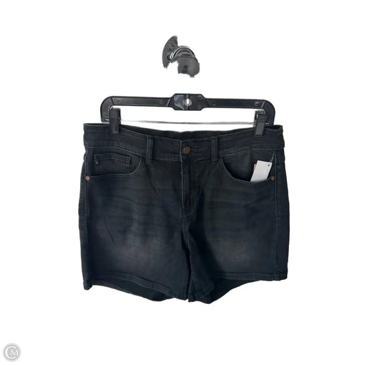 Shorts By Judy Blue In Black Denim, Size: 18
