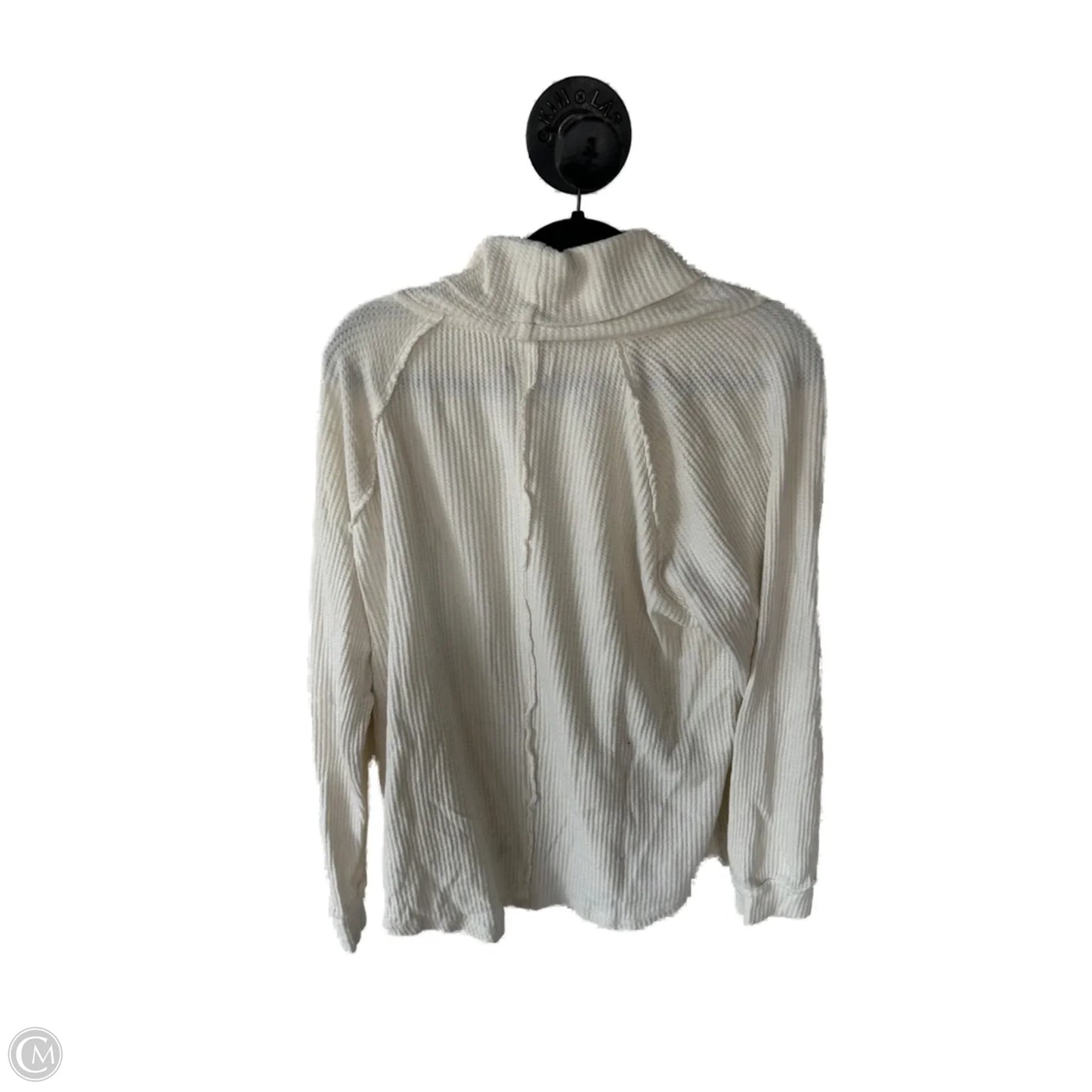 Top Long Sleeve By Wonderly In Ivory, Size: 1x