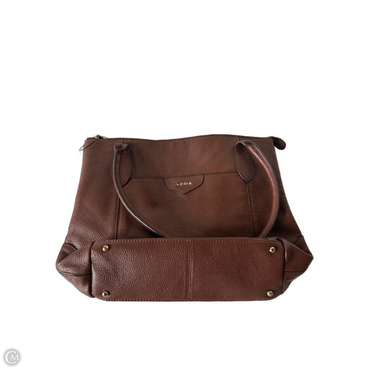 Tote Leather By Lodis, Size: Large