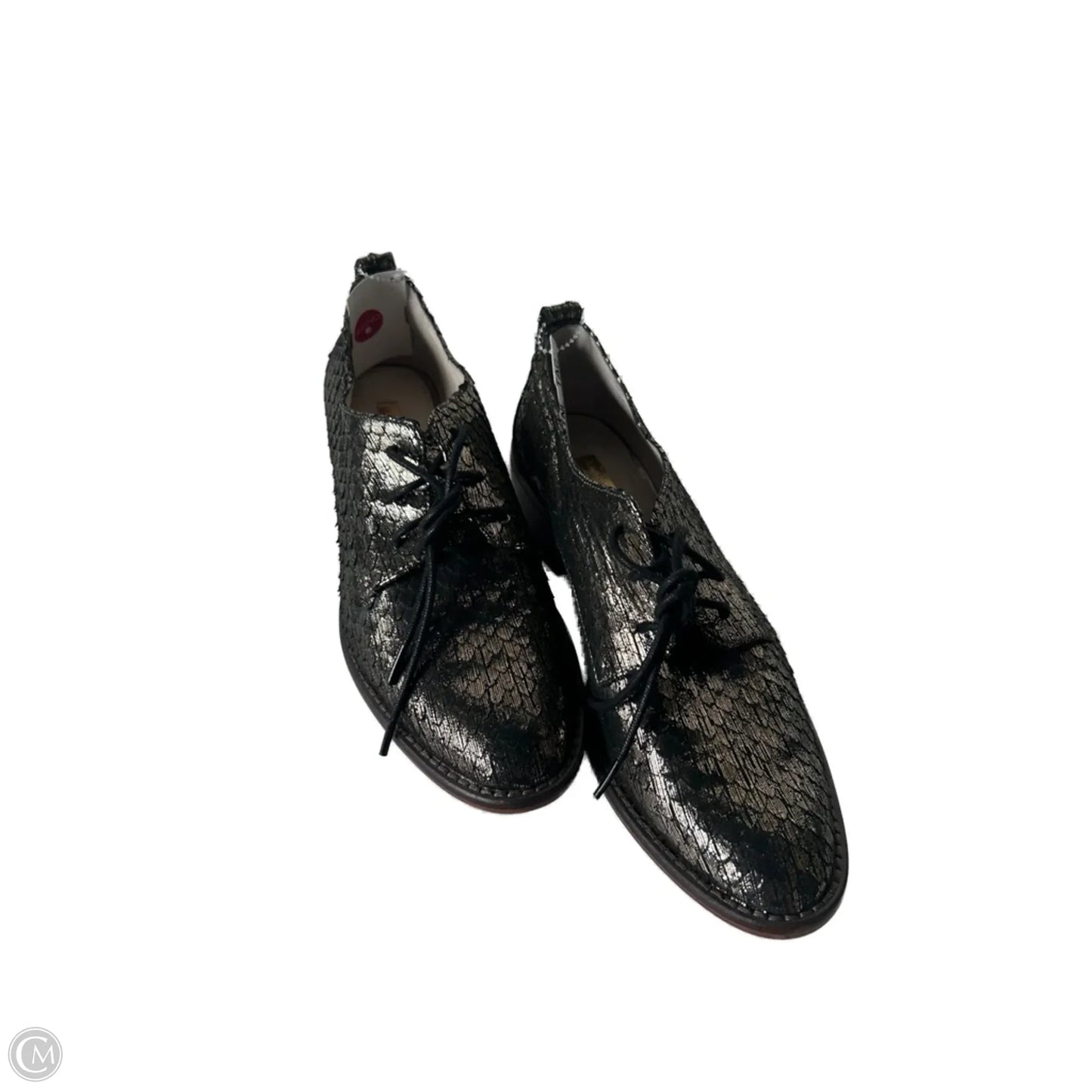 Shoes Flats By Louise Et Cie In Black & Silver, Size: 7