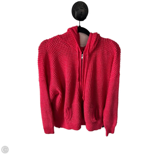 Sweater Cardigan By Torrid In Pink, Size: 1x