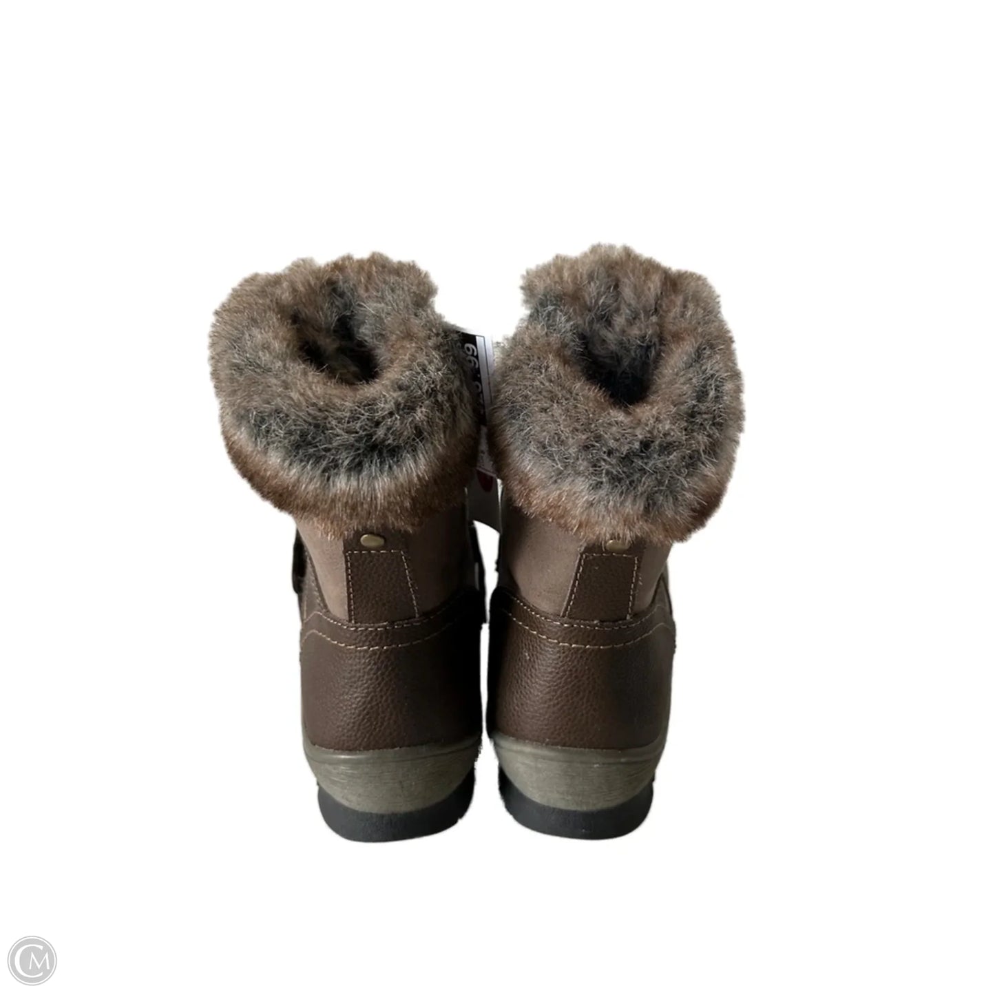 Boots Ankle Flats By Earth Origins In Brown, Size: 8