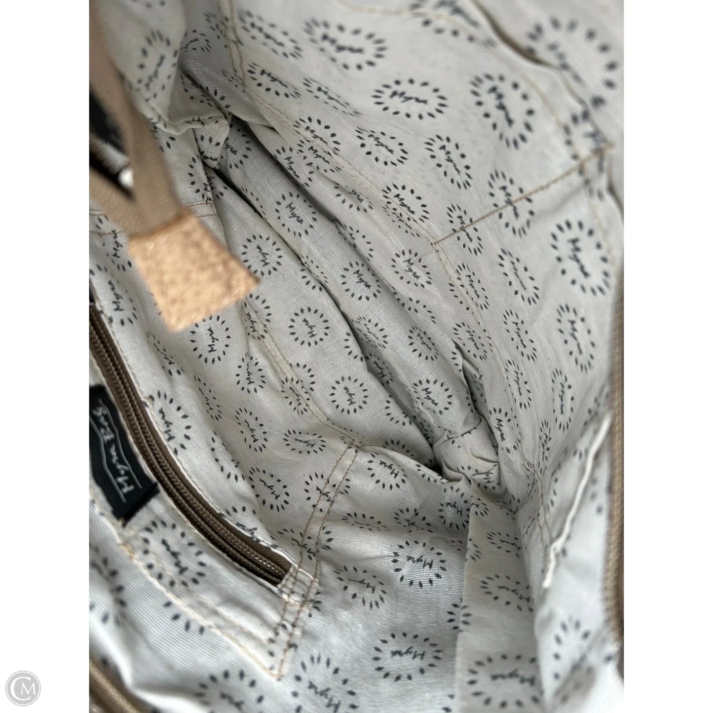 Tote Leather By Myra, Size: Medium