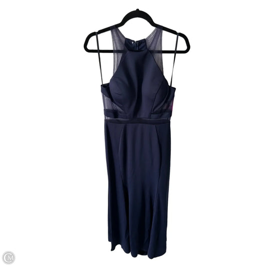 Dress Party Long By Clothes Mentor In Navy, Size: L