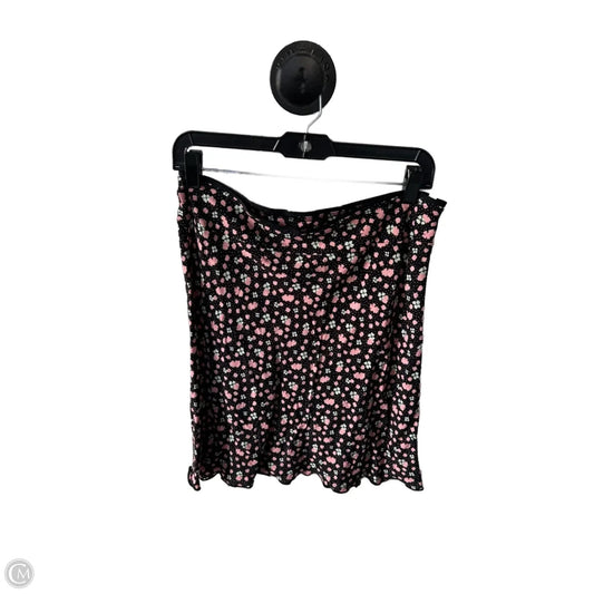 Skirt Mini & Short By Free People In Black & Pink, Size: 4