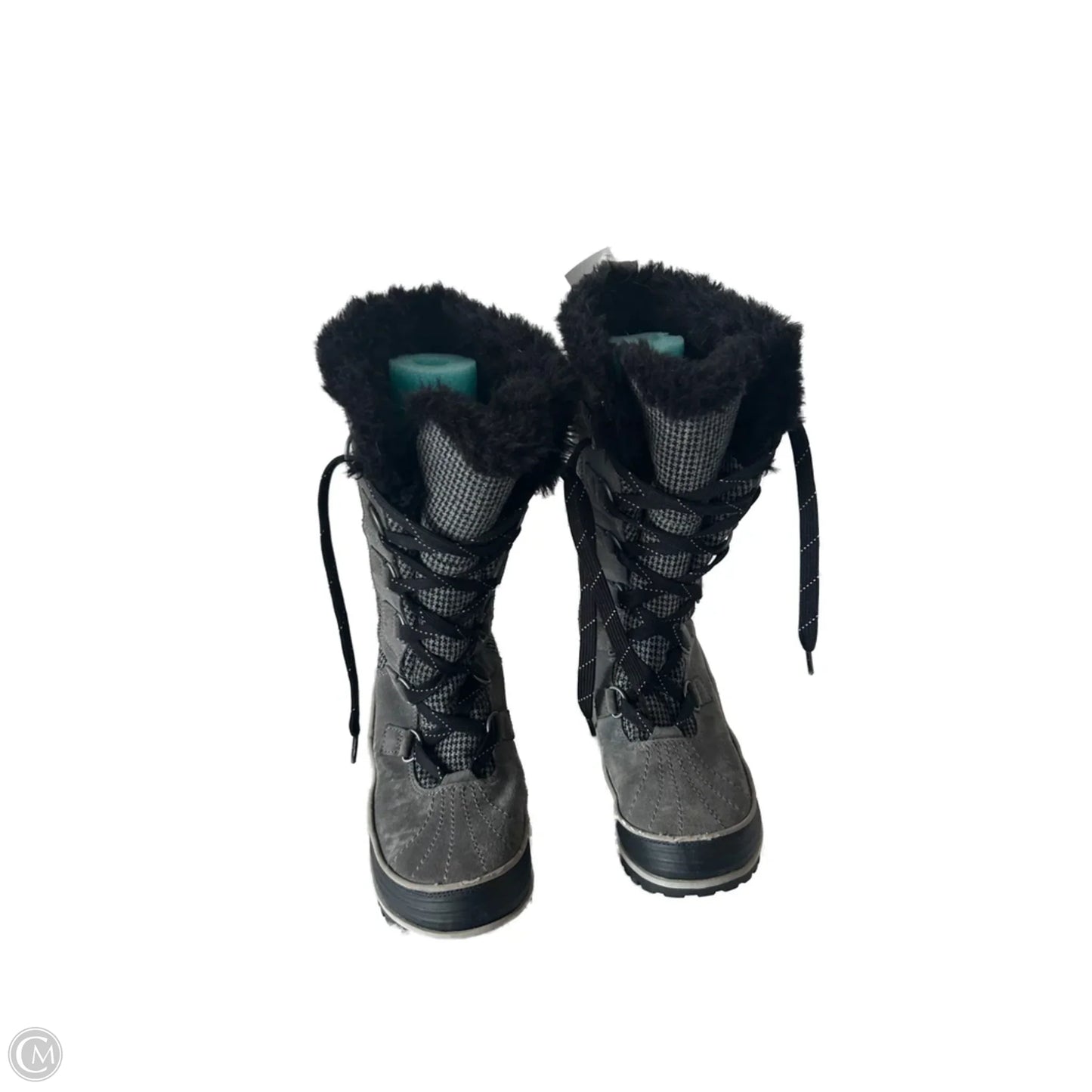 Boots Snow By Sorel In Black & Grey, Size: 8