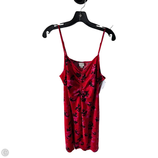 Dress Casual Midi By A New Day In Red, Size: Xxl