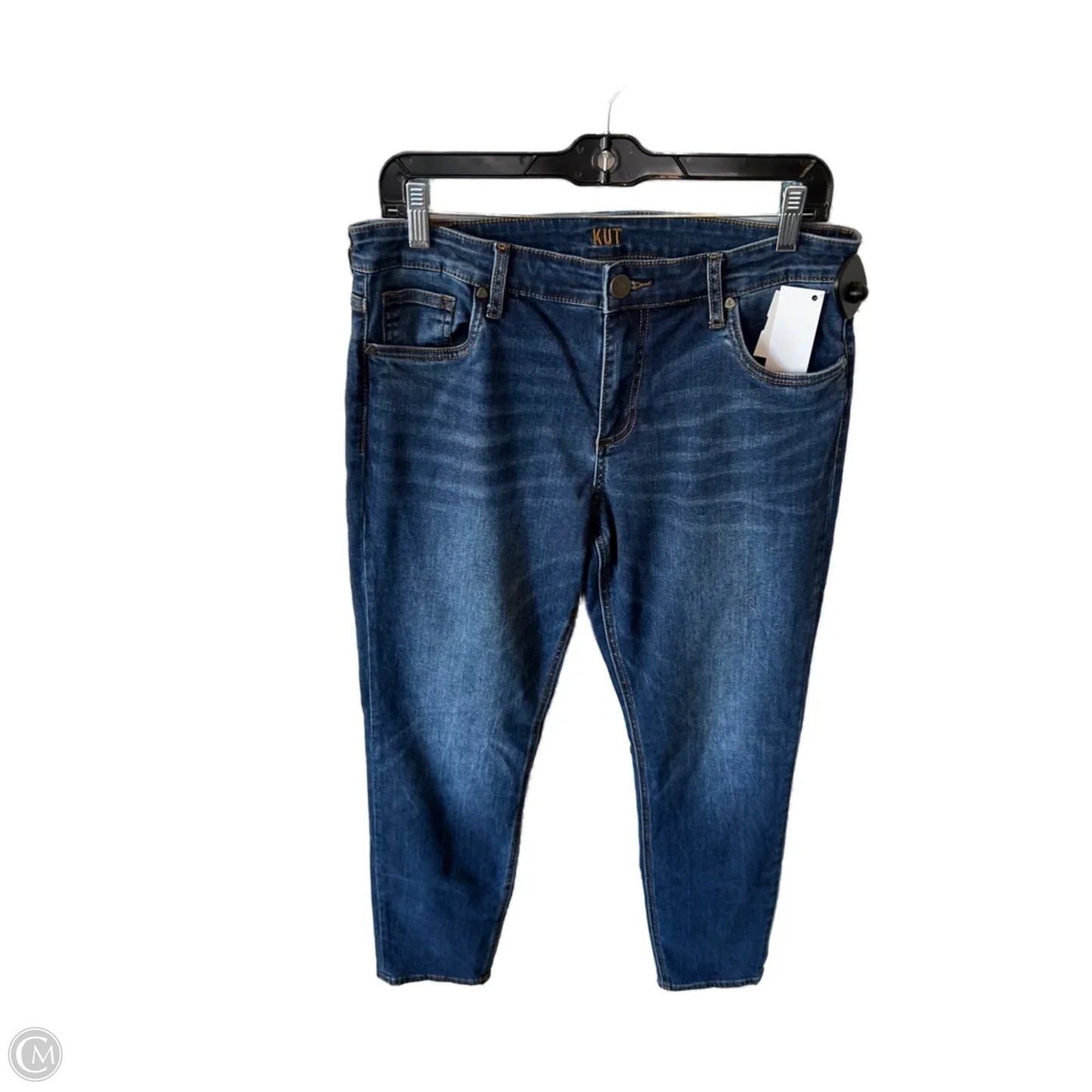 Jeans Boyfriend By Kut In Blue Denim, Size: 10