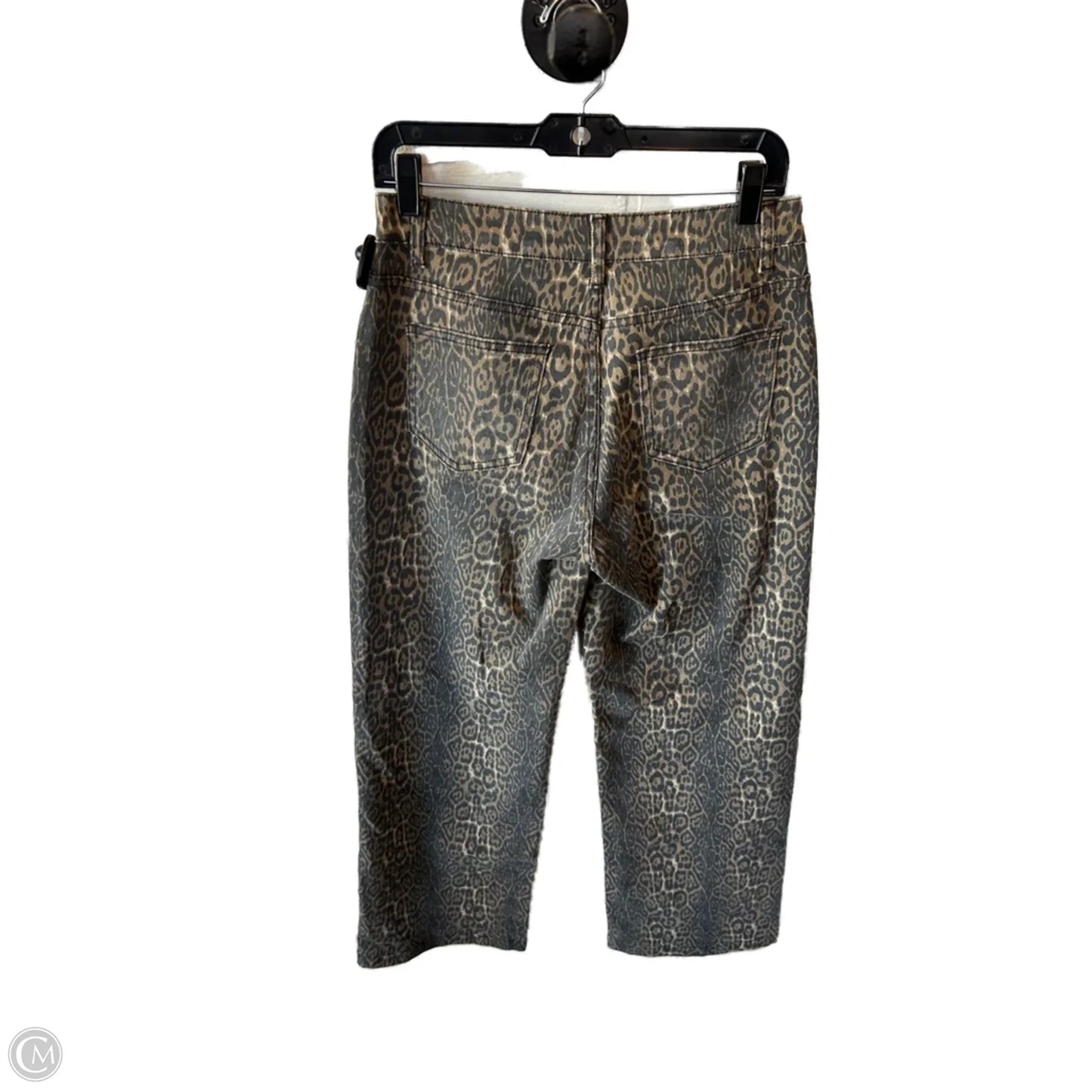 Jeans Wide Leg By Cmc In Leopard Print, Size: 8
