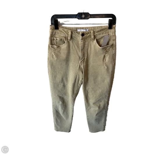 Jeans Skinny By Vervet In Tan Denim, Size: 6
