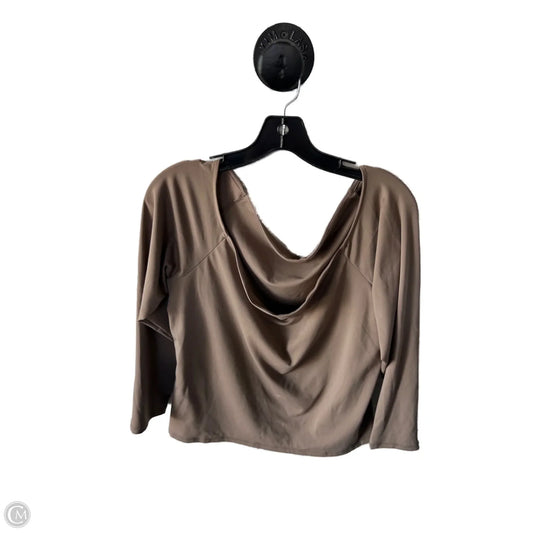Top Long Sleeve By Old Navy In Brown, Size: 2x