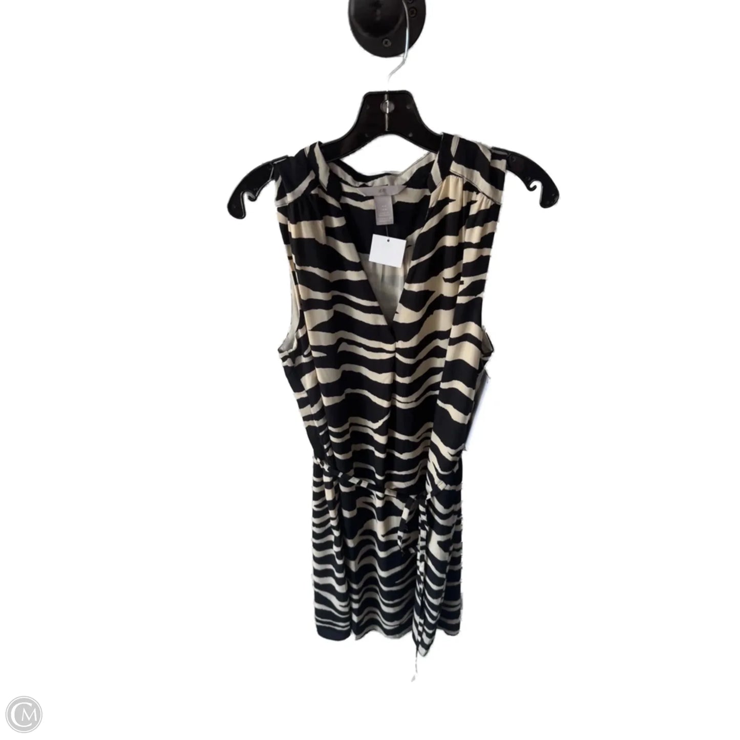 Dress Work By H&m In Black & Tan, Size: M