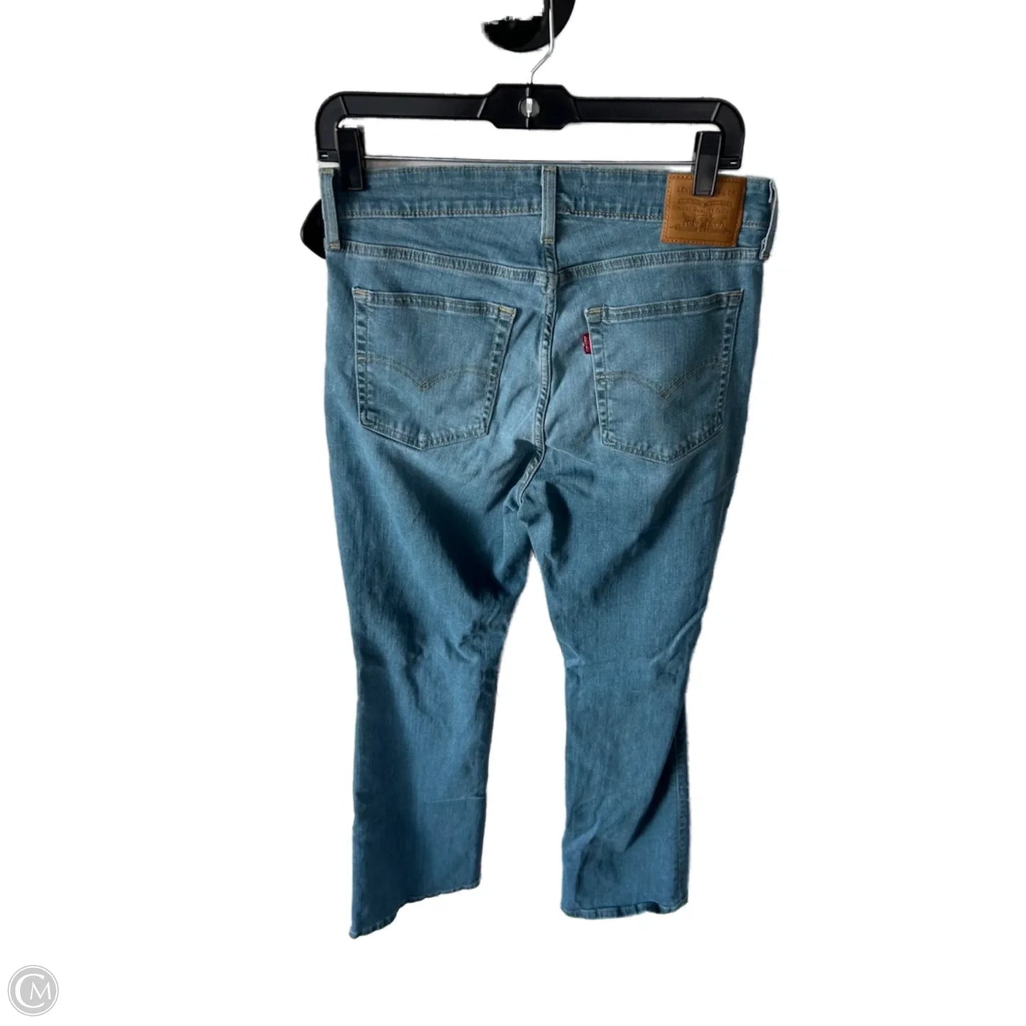 Jeans Boot Cut By Levis In Blue Denim, Size: 10