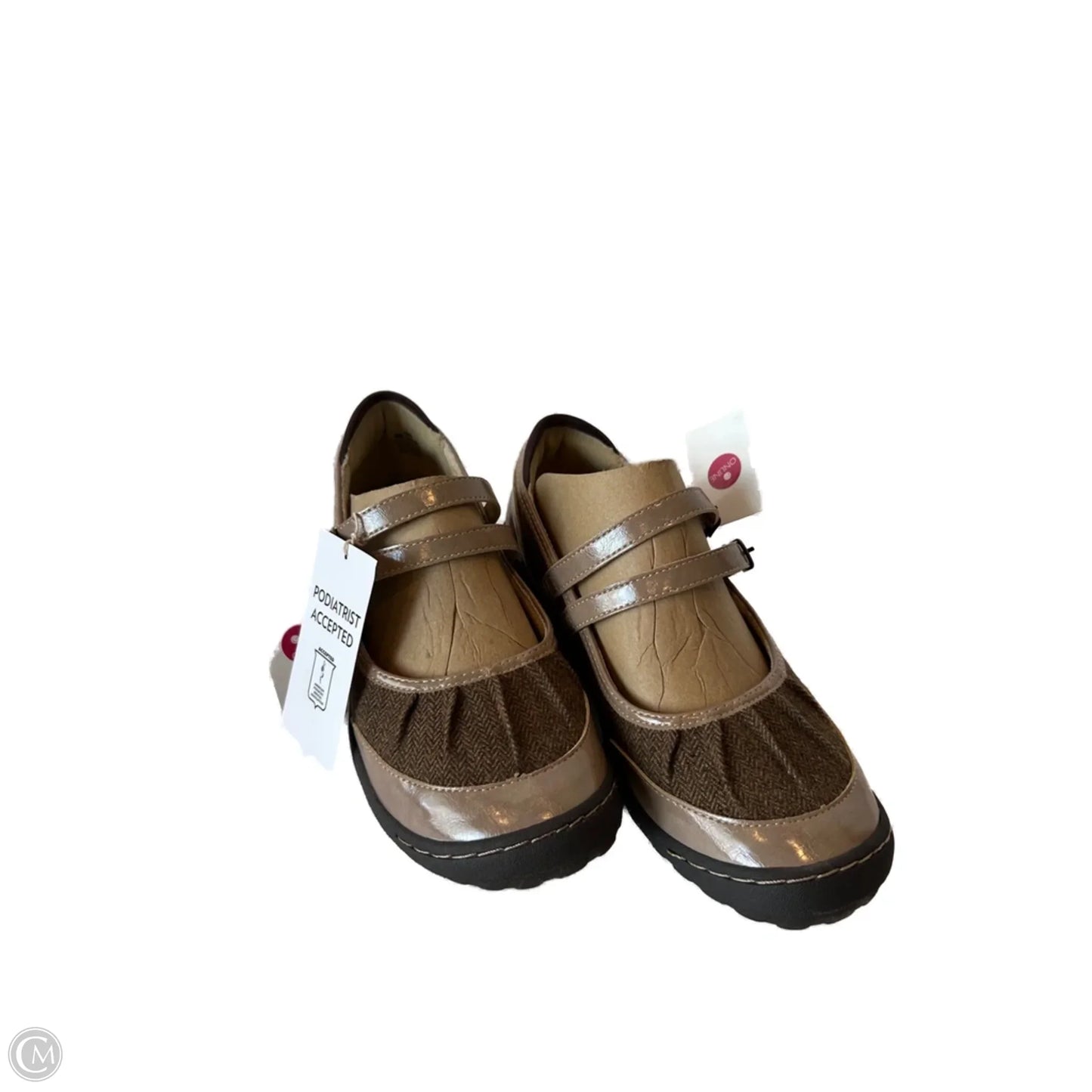 Shoes Flats By Jbu By Jambu In Brown & Tan, Size: 9