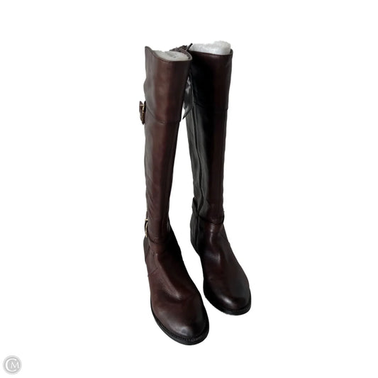 Boots Knee Flats By Gianni Bini In Brown, Size: 7.5