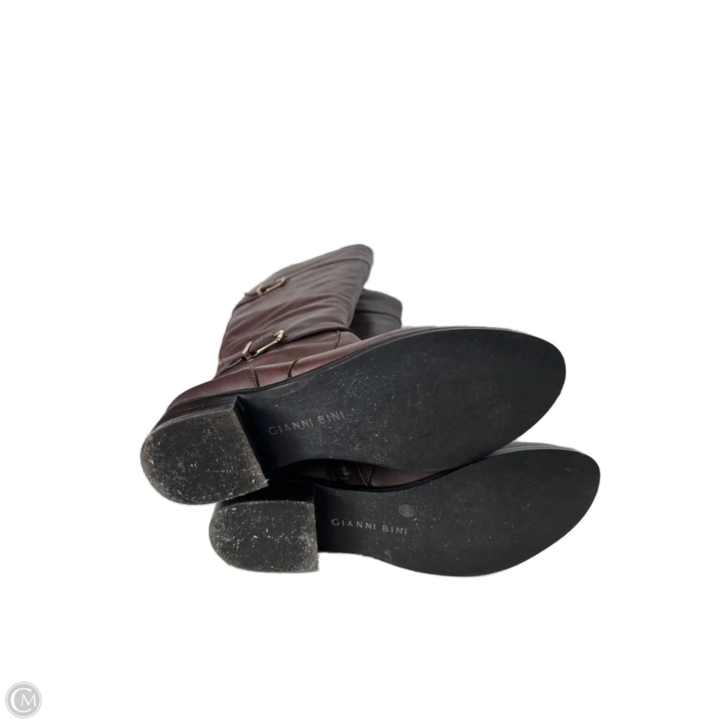 Boots Knee Flats By Gianni Bini In Brown, Size: 7.5