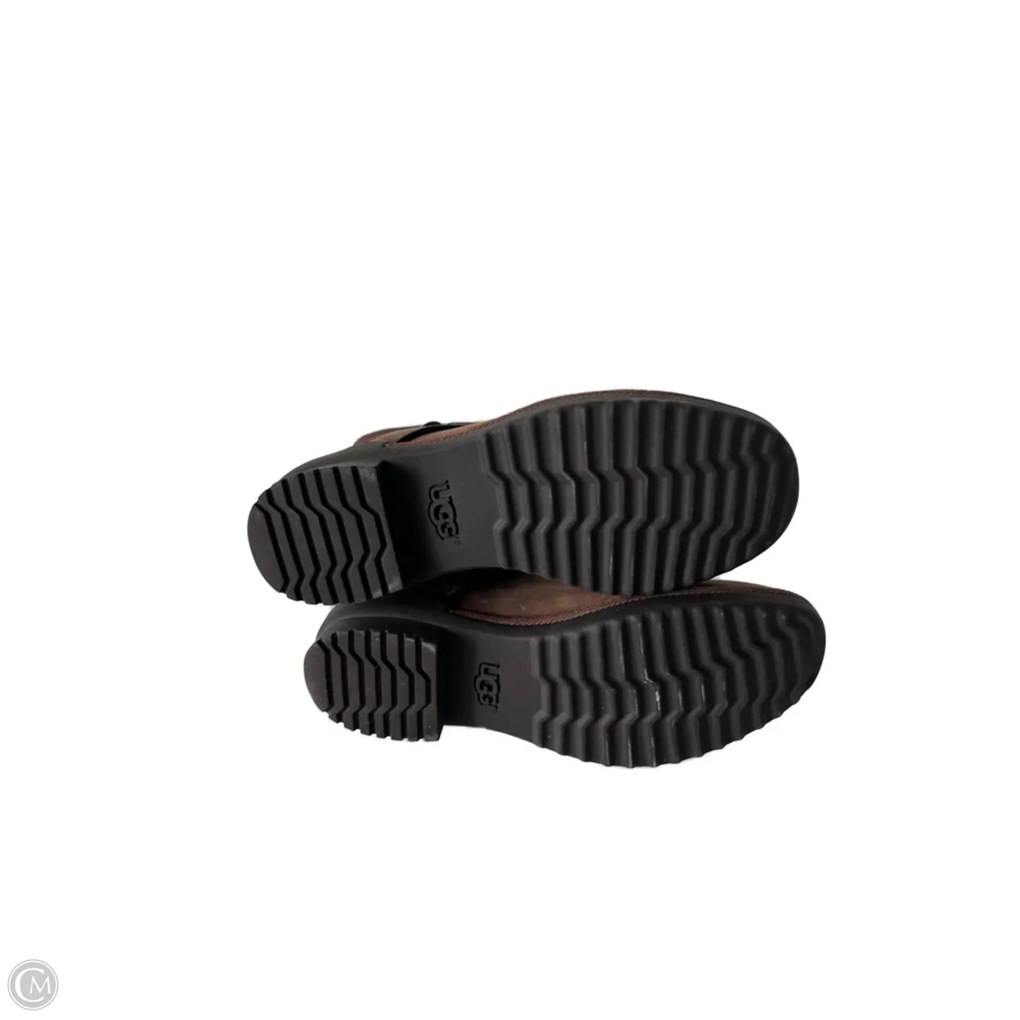 Boots Designer By Ugg In Brown, Size: 8