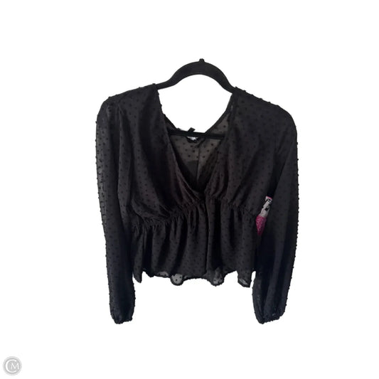 Top Long Sleeve By Lulus In Black, Size: M