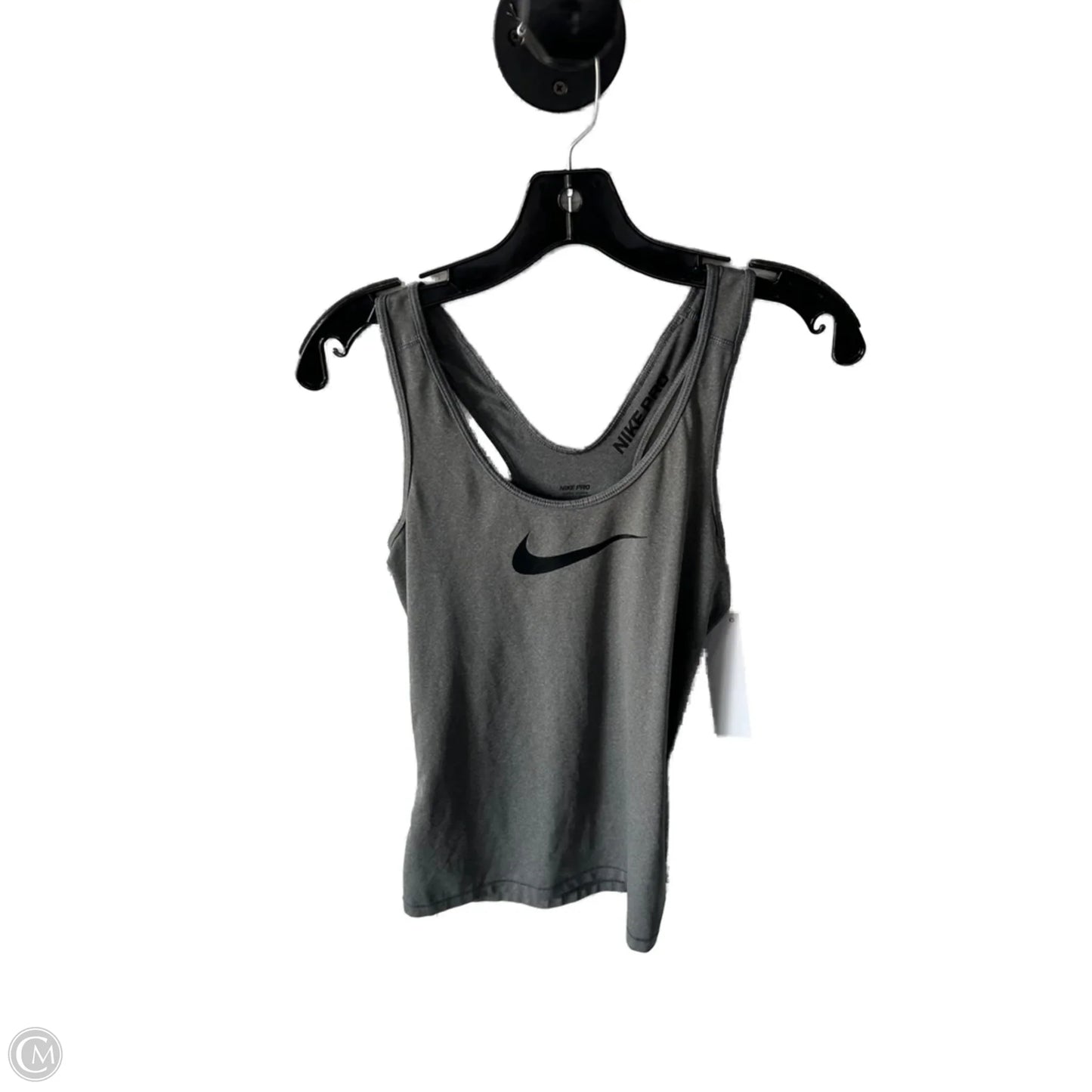 Athletic Tank Top By Nike In Grey, Size: S