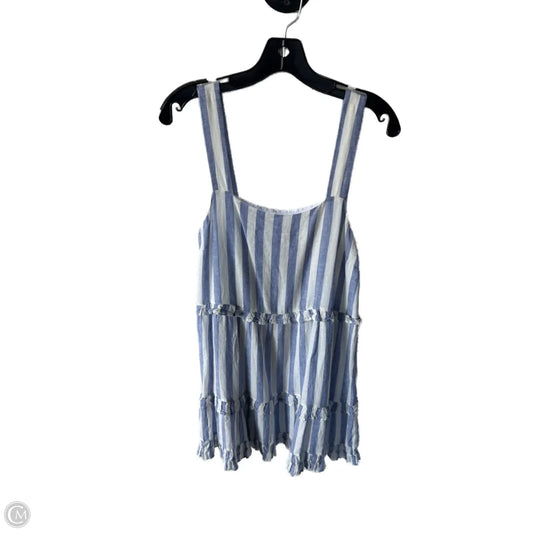 Dress Casual Short By Rails In Blue & White, Size: M