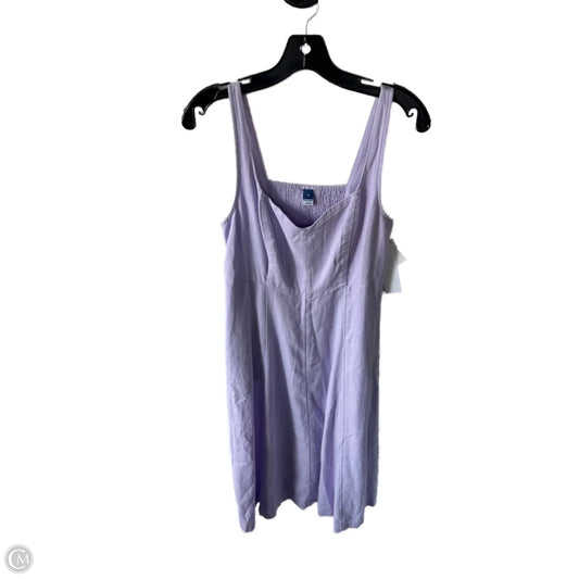 Dress Casual Midi By Old Navy In Purple, Size: M
