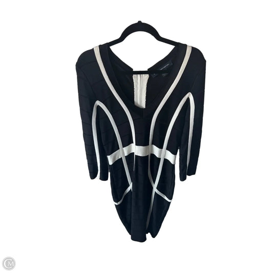 Dress Work By French Connection In Black & White, Size: M