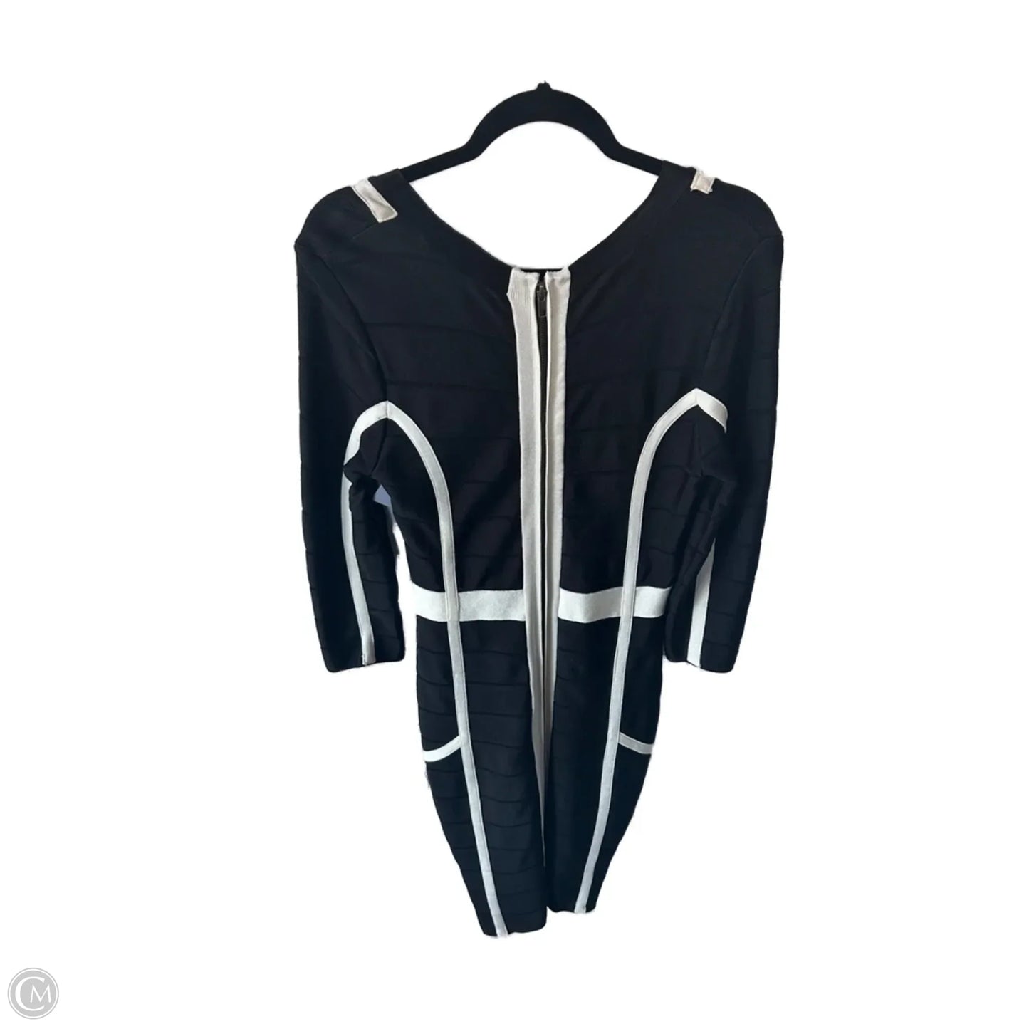 Dress Work By French Connection In Black & White, Size: M