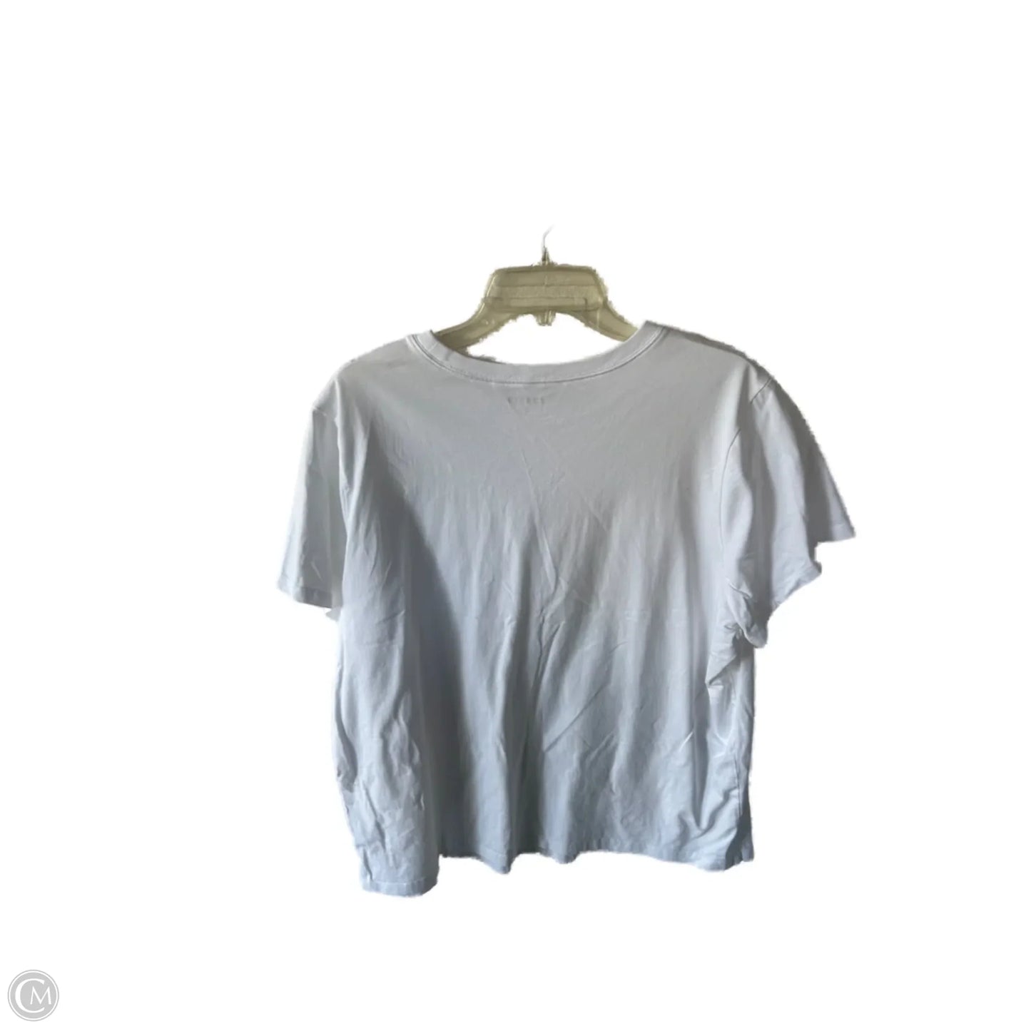 Top Short Sleeve Basic By Torrid In White, Size: 2x