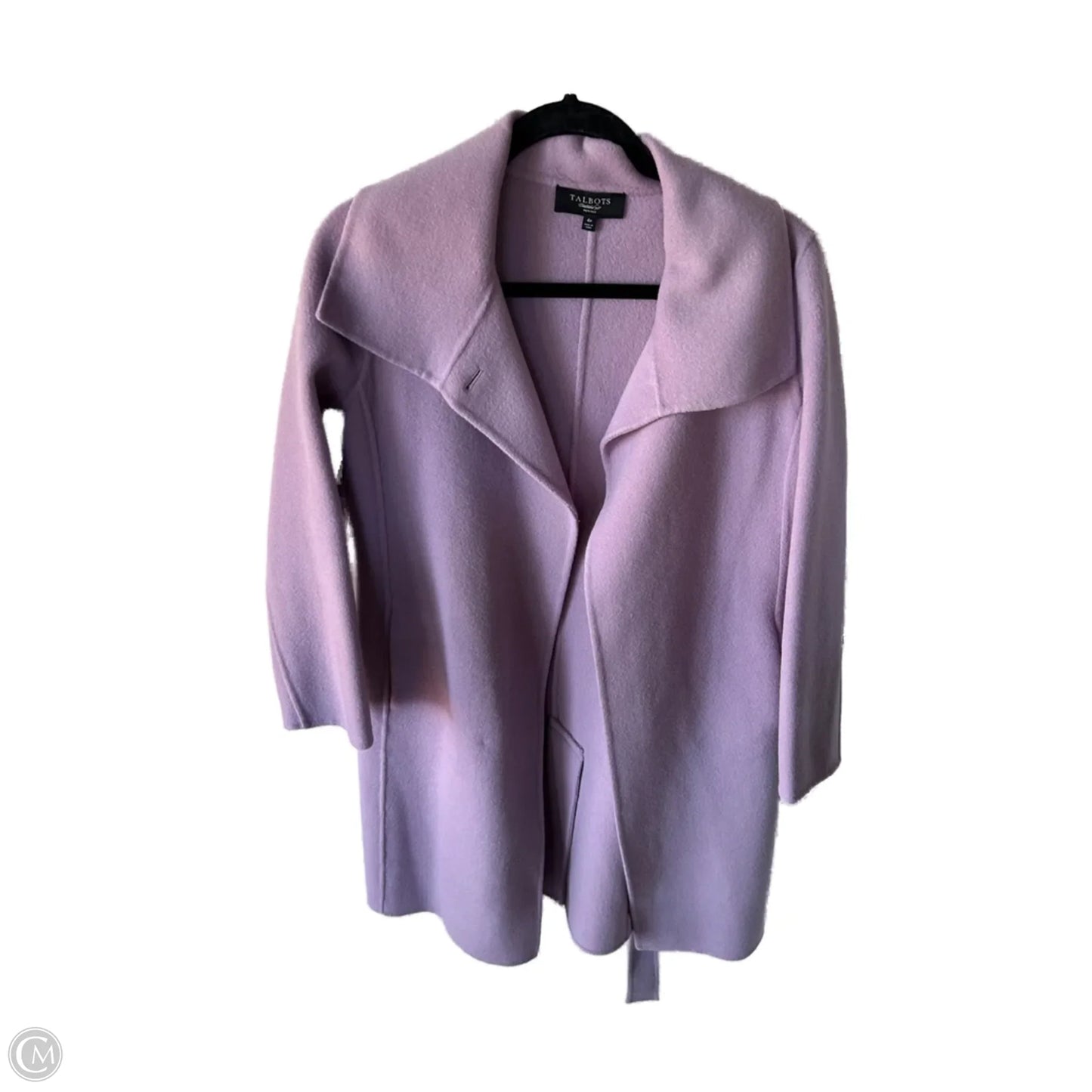 Coat Wool By Talbots In Purple, Size: Sp