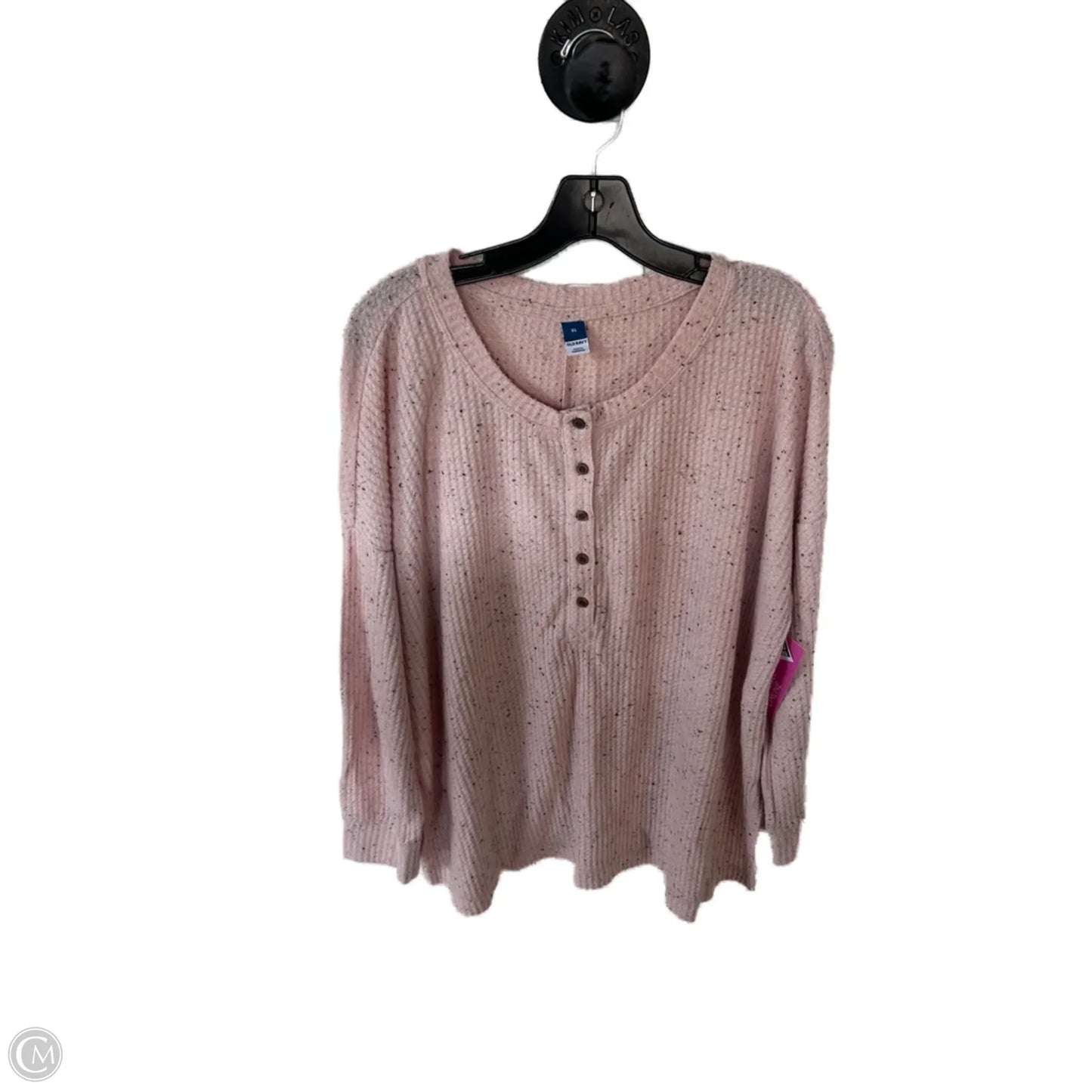 Top Long Sleeve By Old Navy In Pink, Size: Xl
