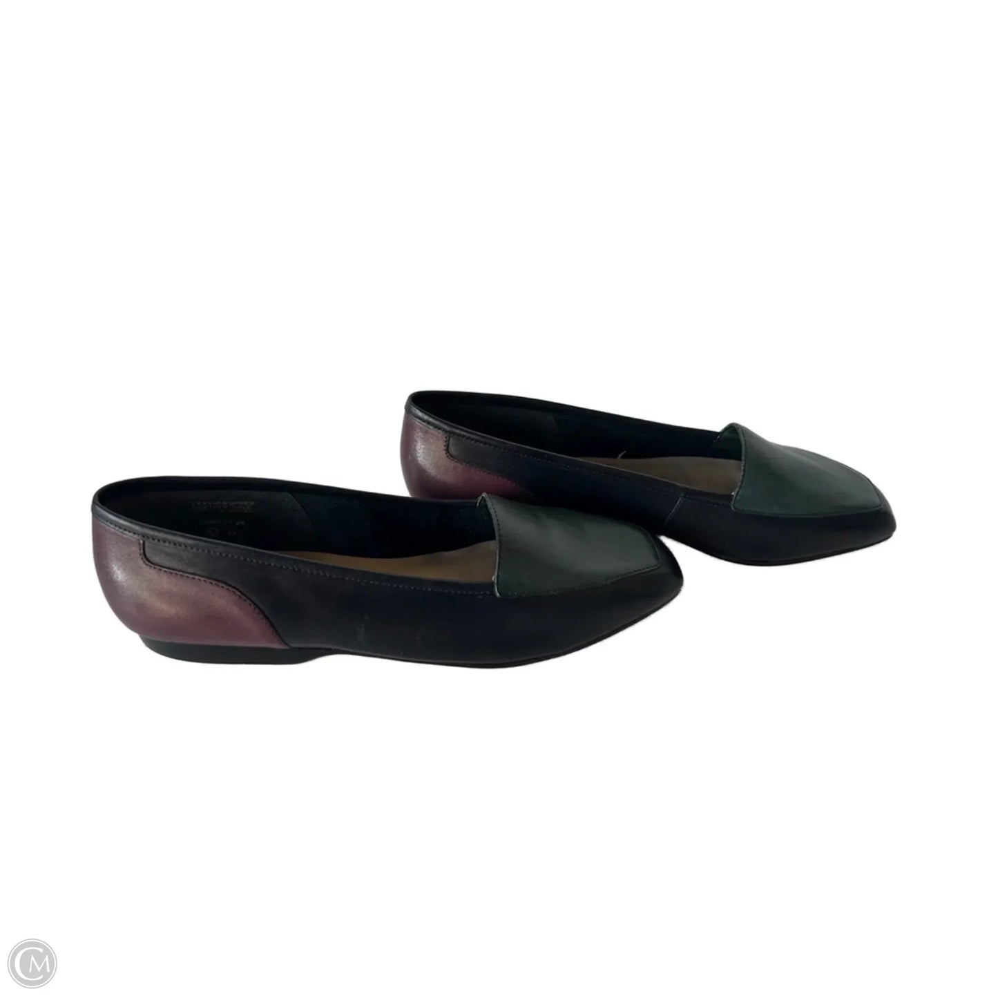 Shoes Flats By Enzo Angiolini In Black & Green, Size: 7