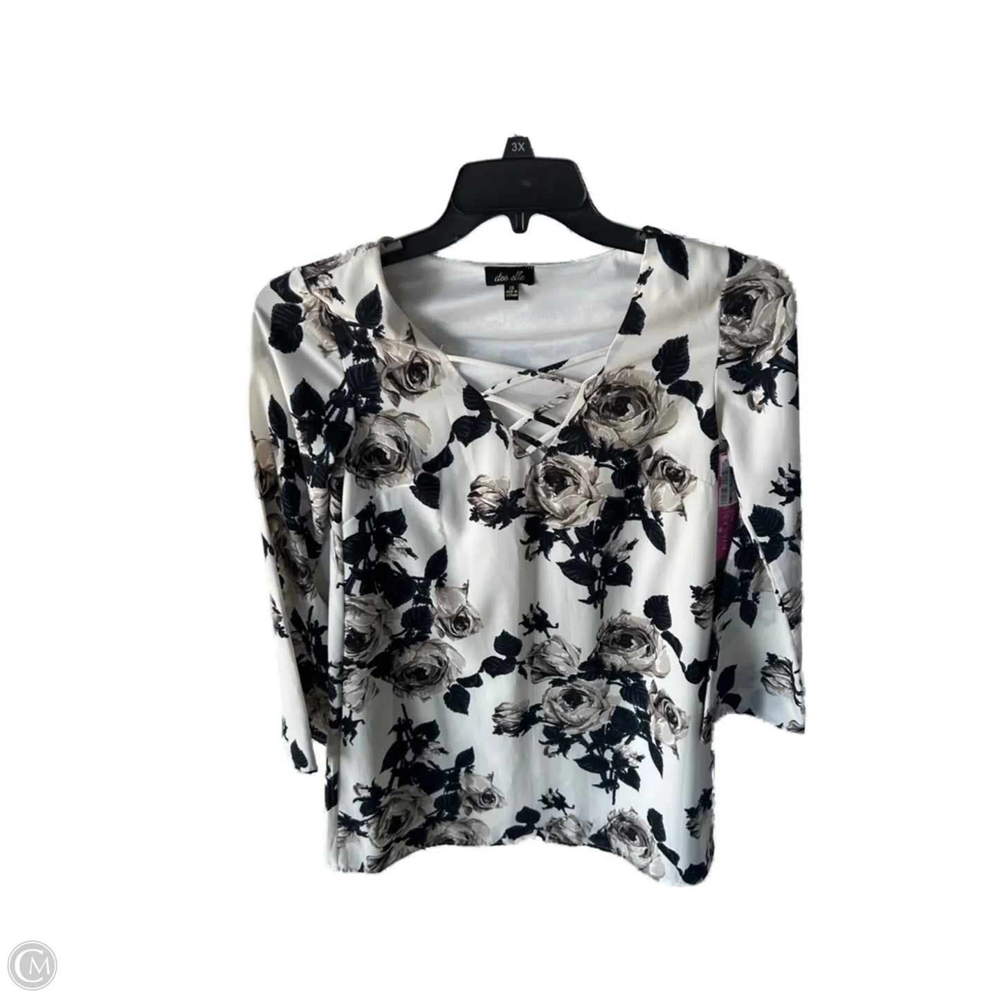 Dress Work By Clothes Mentor In Black & Cream, Size: Xs