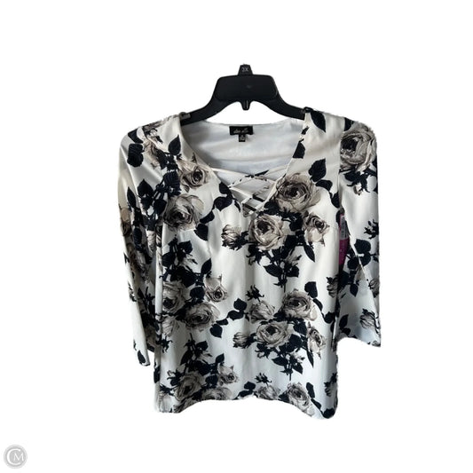 Dress Work By Clothes Mentor In Black & Cream, Size: Xs