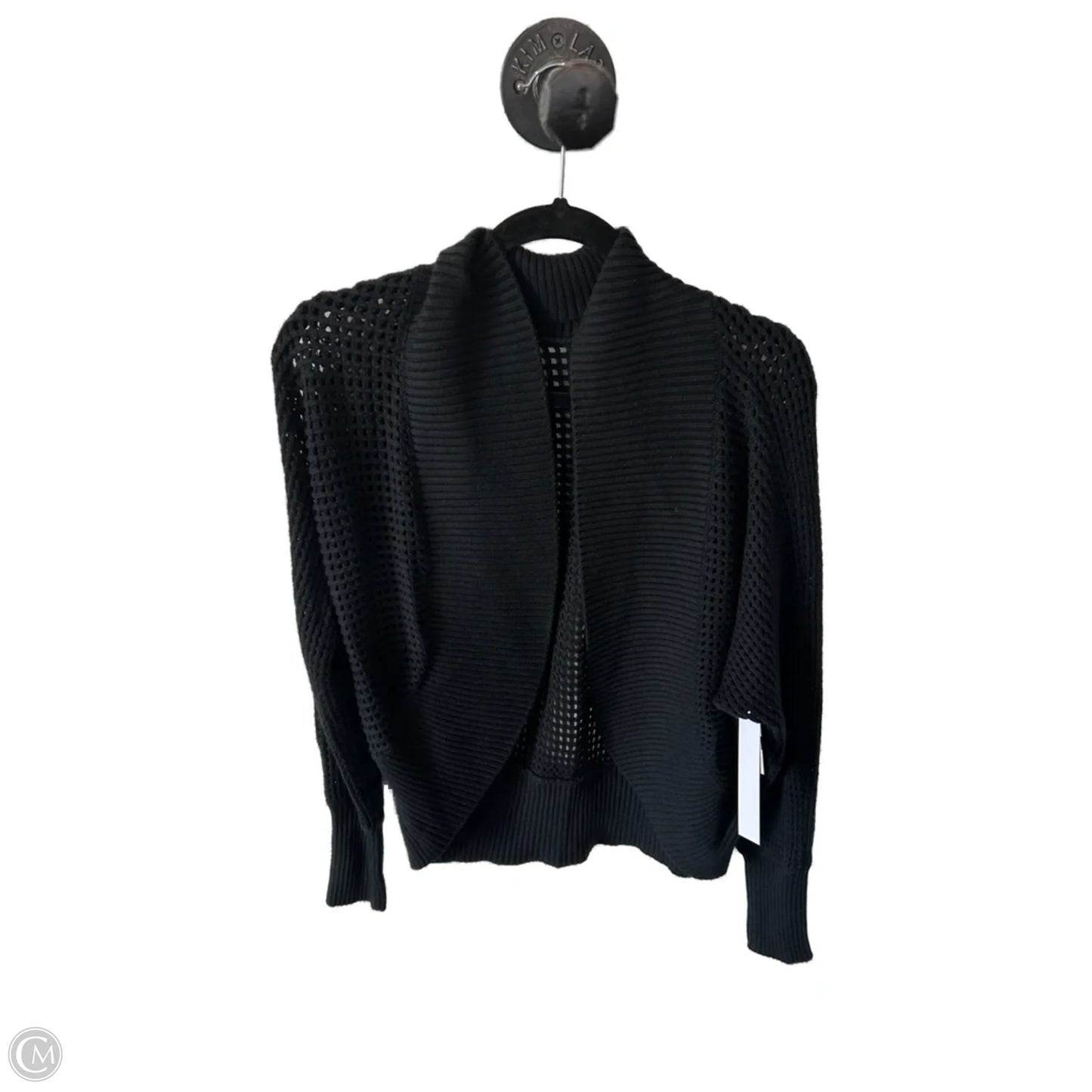 Sweater Cardigan By Zuda In Black, Size: L