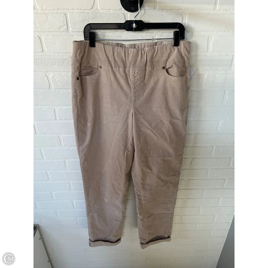 Pants Corduroy By Coldwater Creek In Tan, Size: 12l