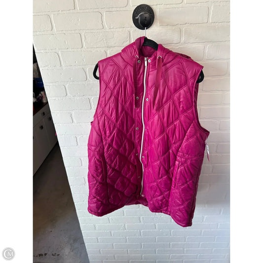Vest Puffer & Quilted By Maurices In Pink, Size: 2x