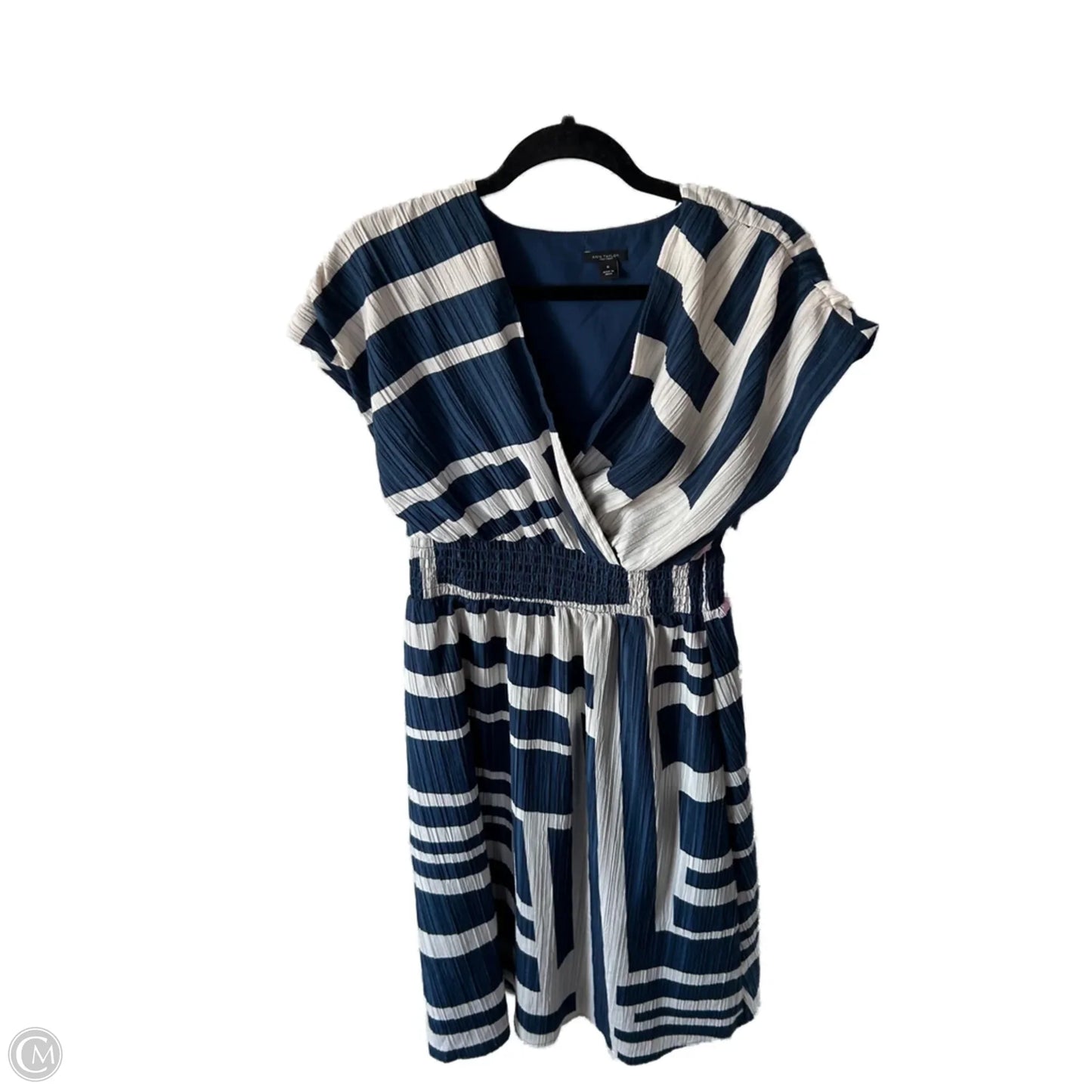 Dress Work By Ann Taylor In Blue & White, Size: M