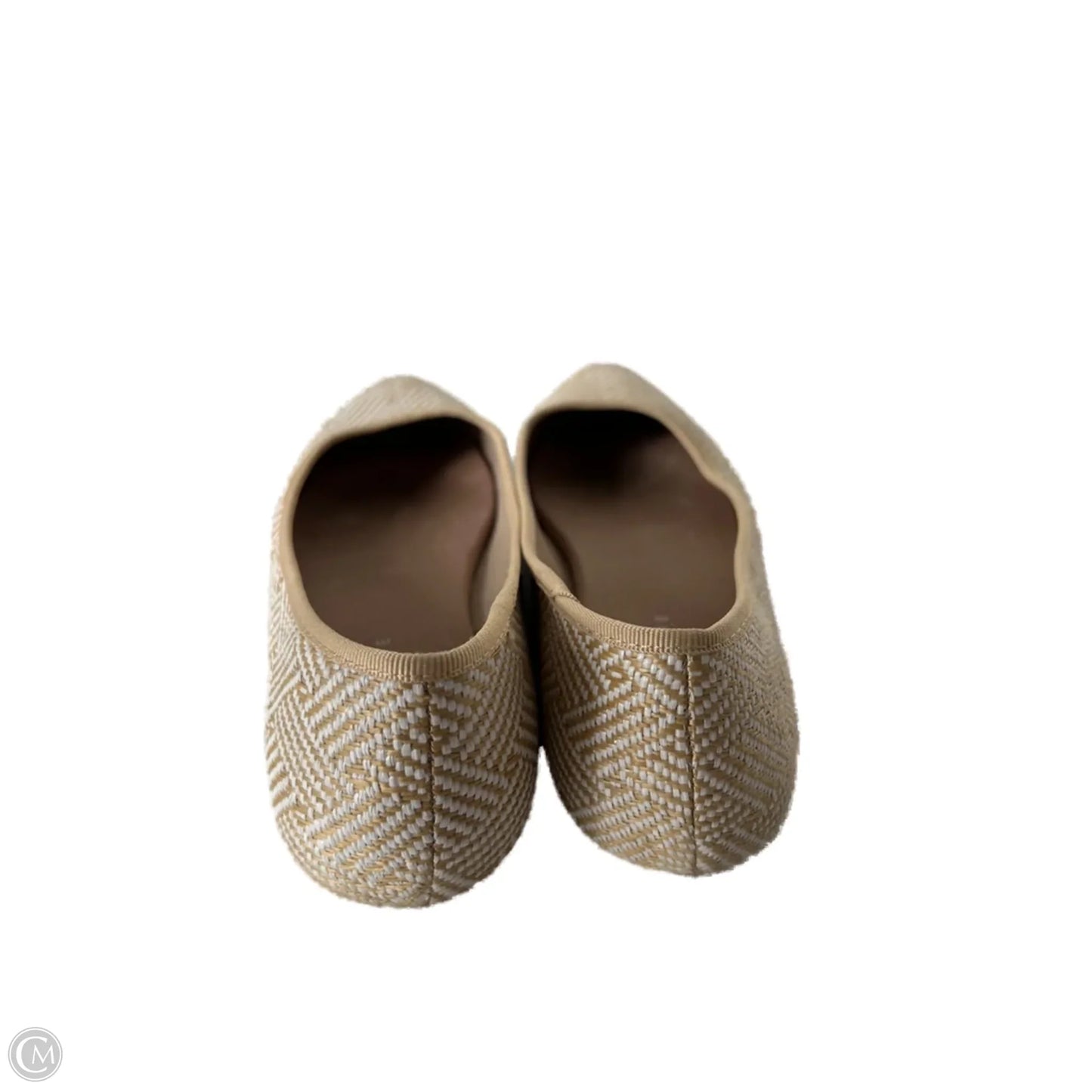 Shoes Flats By Kelly And Katie In Tan & White, Size: 8.5