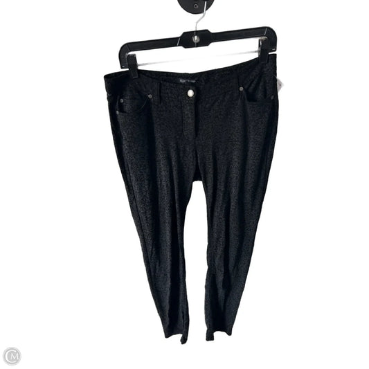 Pants Other By Eileen Fisher In Black & Grey, Size: 10