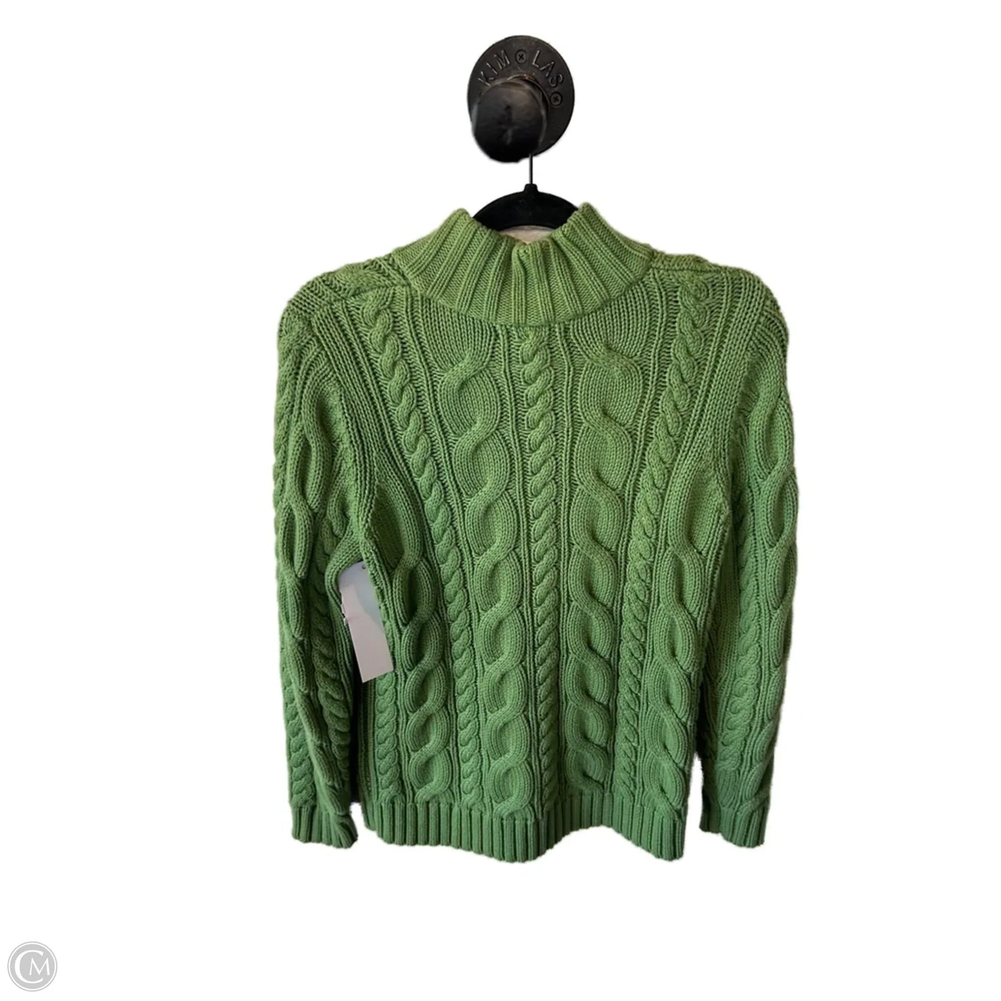 Sweater By Lands End In Green, Size: M