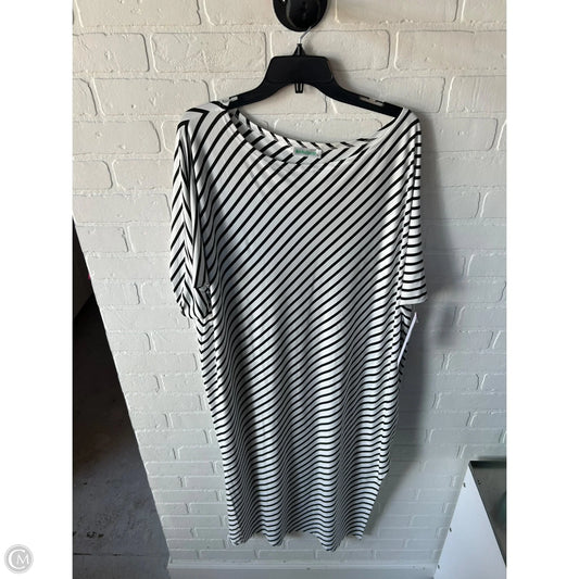 Dress Casual Maxi By Clothes Mentor In Black & White, Size: Xl