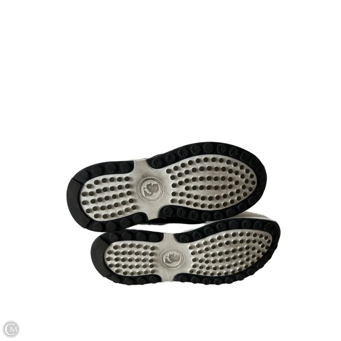 Shoes Designer By Karl Lagerfeld In Black & White, Size: 8.5