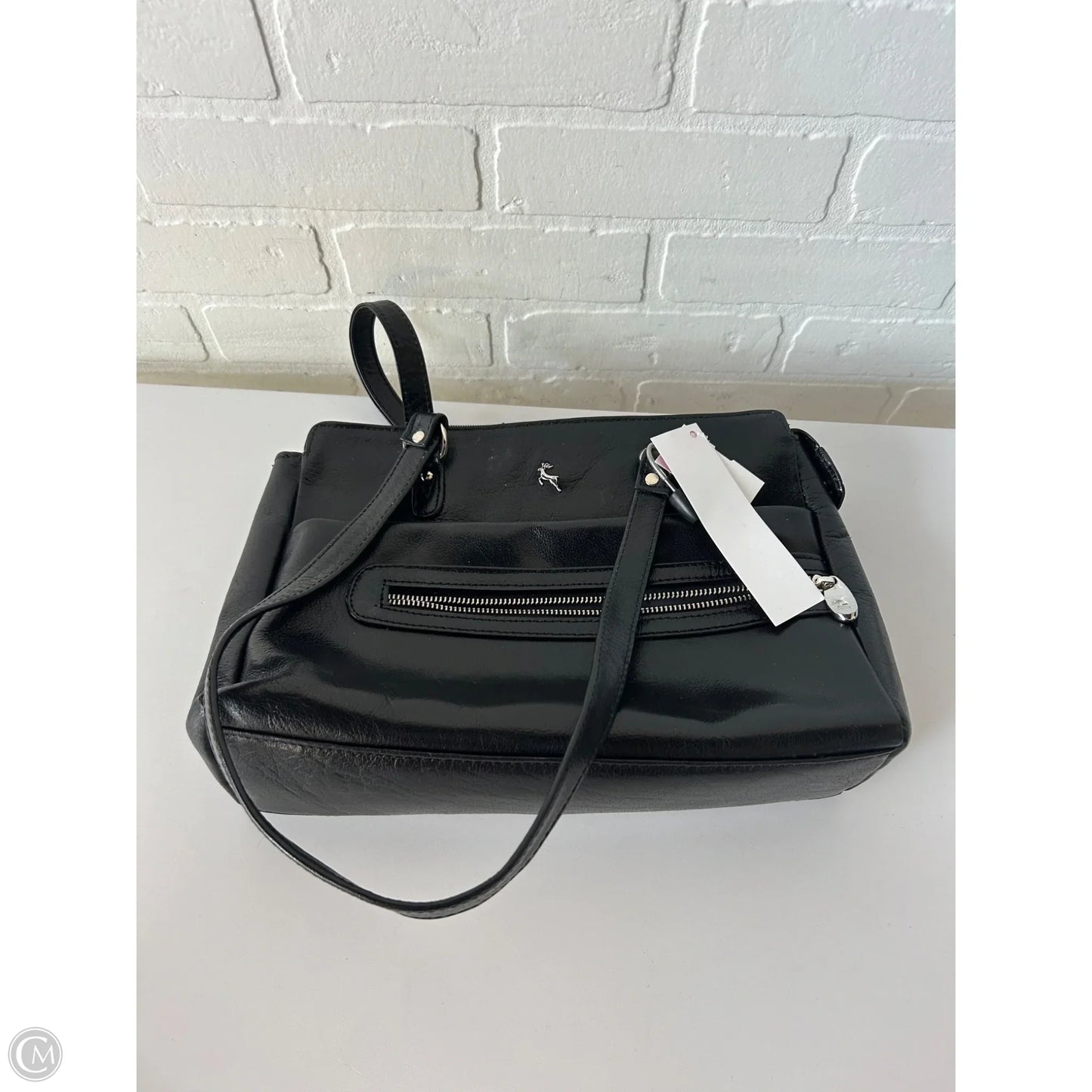 Handbag Leather By Clothes Mentor, Size: Large