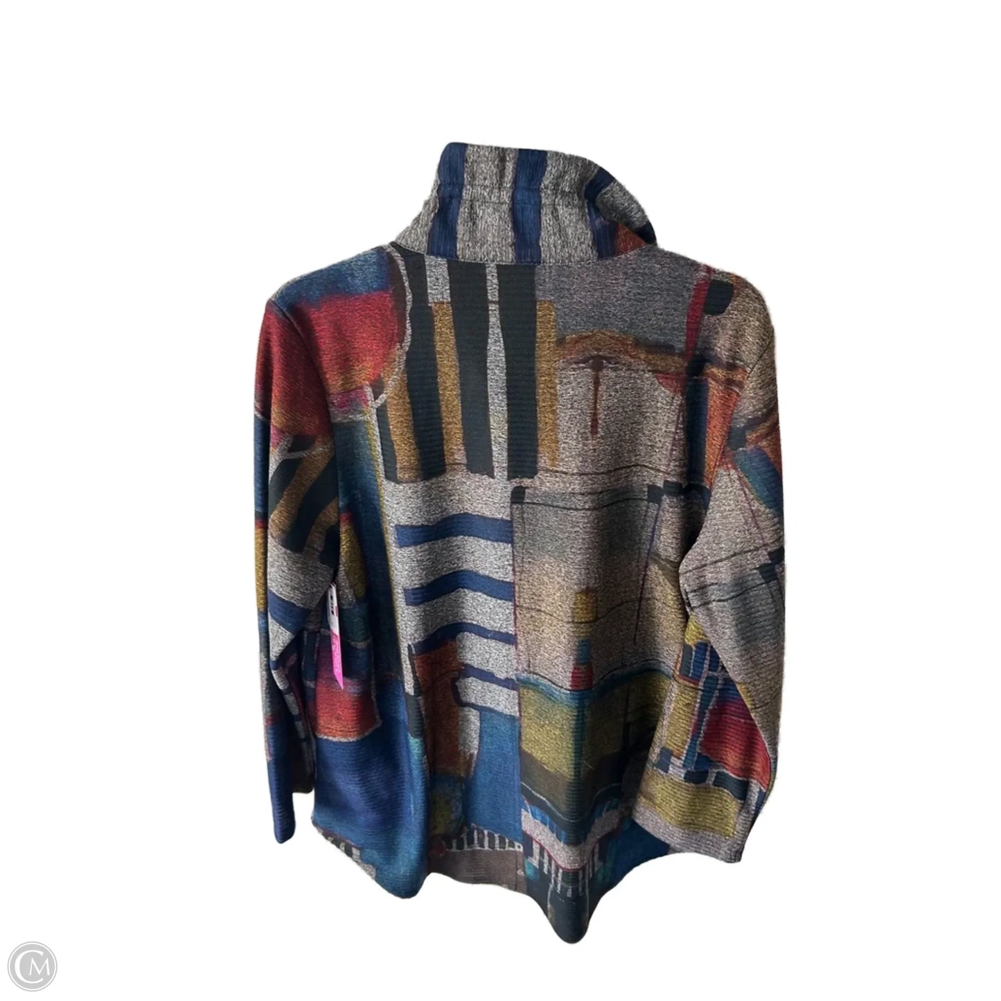 Jacket Shirt By Cme In Blue & Grey, Size: Xl