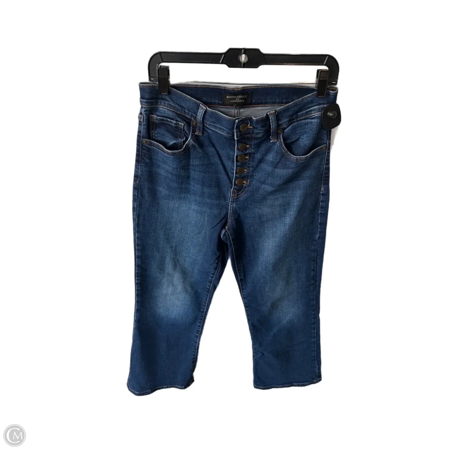 Jeans Boot Cut By Banana Republic In Blue Denim, Size: 6