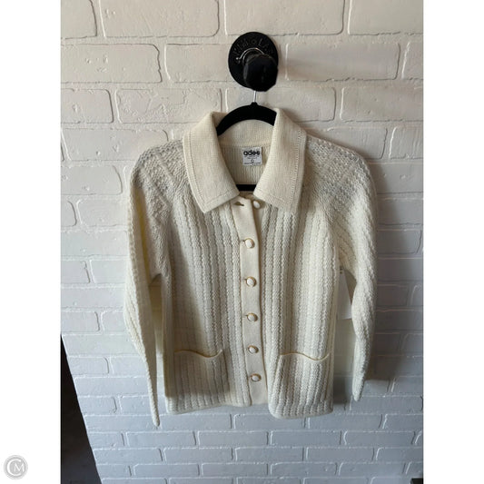 Sweater Cardigan By Cmc In Cream, Size: L