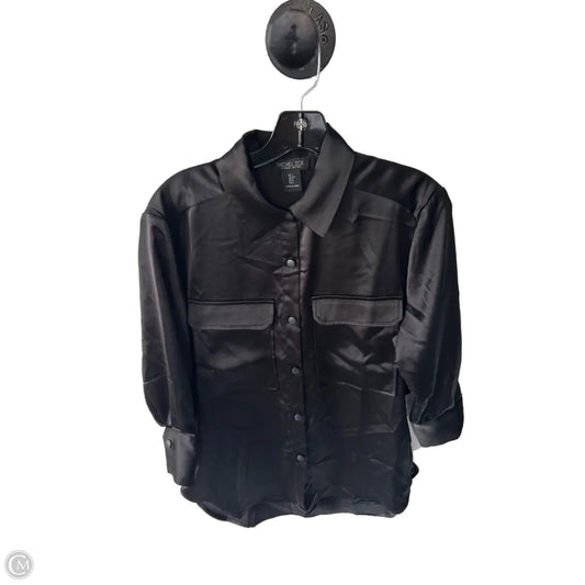 Top Long Sleeve By Rachel Zoe In Black, Size: S