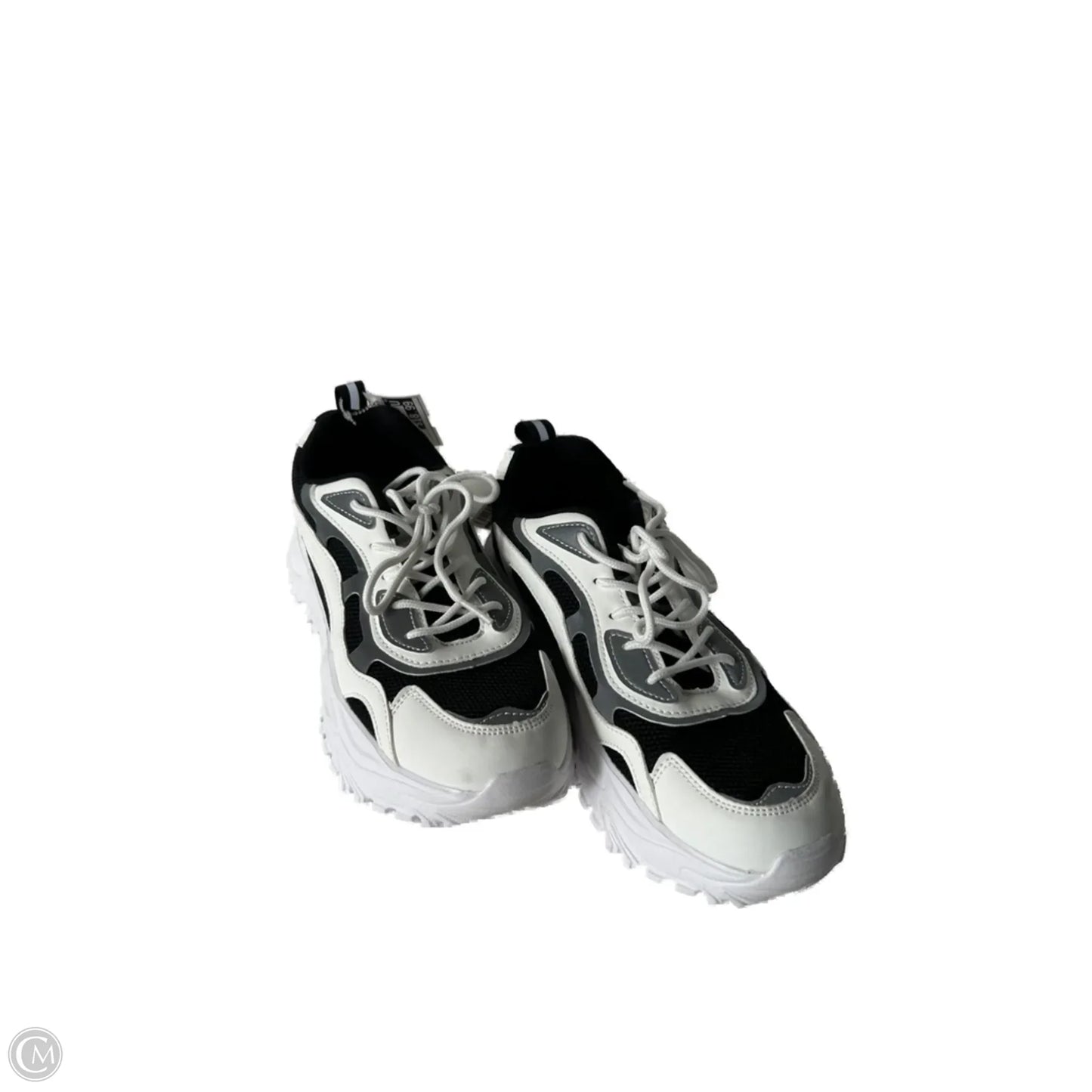 Shoes Athletic By Cme In Black & White, Size: 10