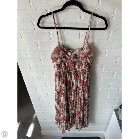 Dress Party Long By Storia In Green & Pink, Size: M